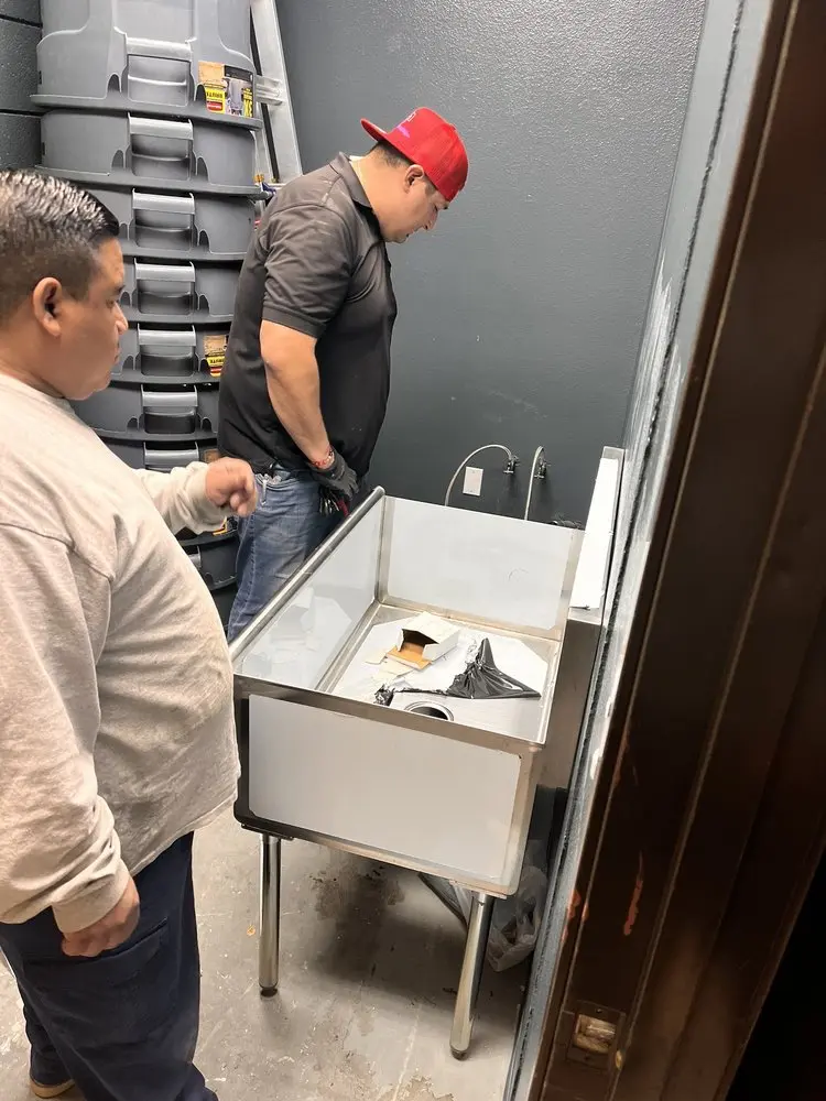 Commercial plumbing and sink installation in Howertown